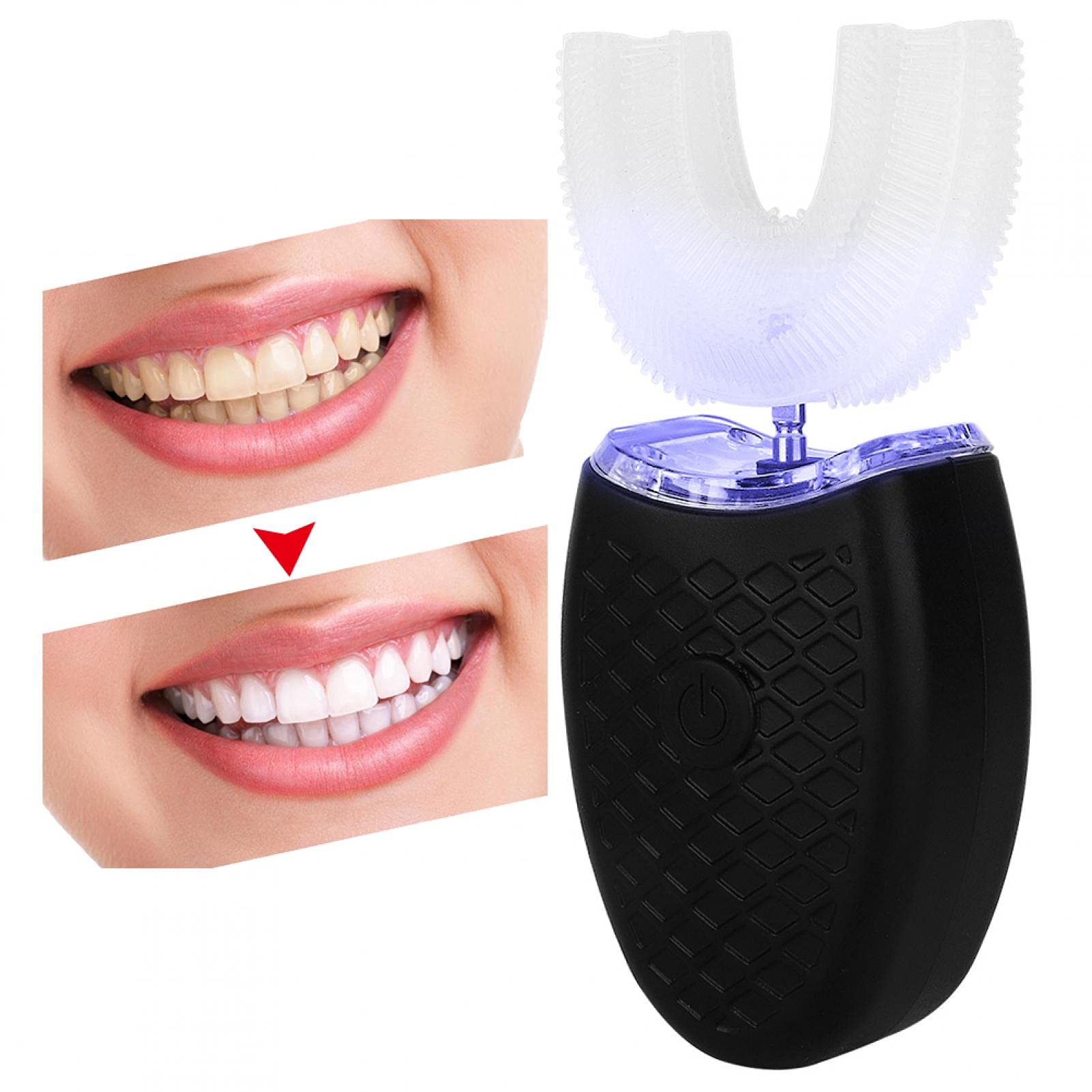 CEPILLO BLANQUEADOR DE DIENTES ELÉCTRICO CON LUZ LED